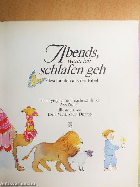 Abends, wenn ich schlafen geh