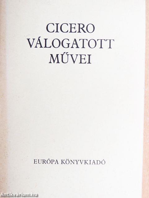 Cicero válogatott művei