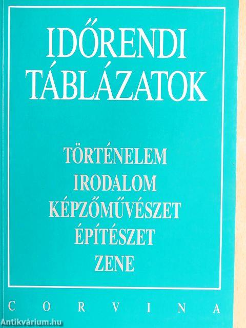 Időrendi táblázatok