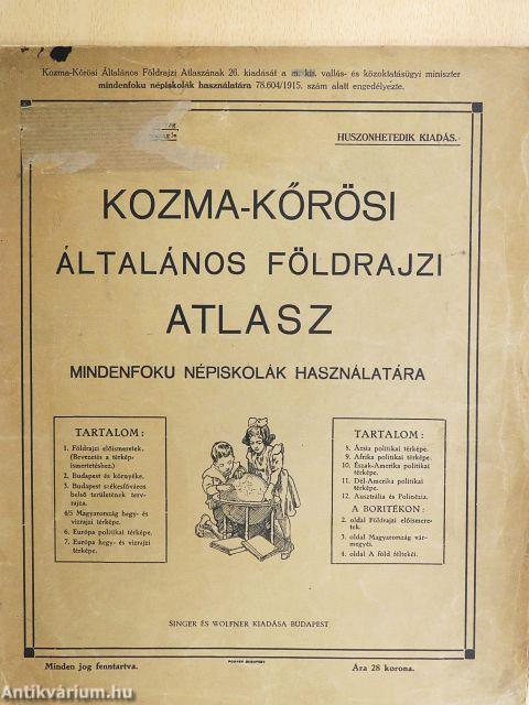 Általános földrajzi atlasz