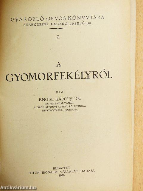 A gyomorfekélyről