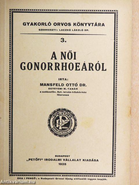 A női gonorrhoeáról