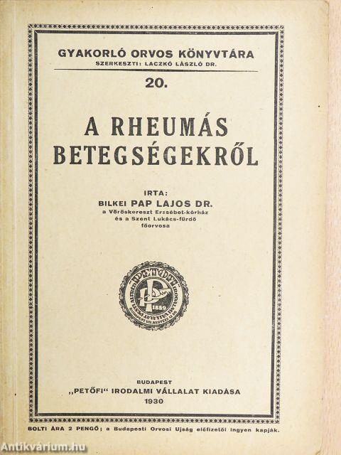 A rheumás betegségekről