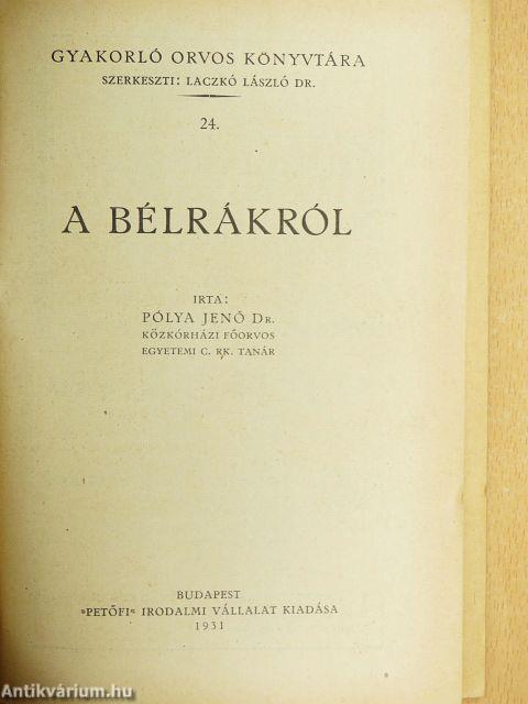 A bélrákról