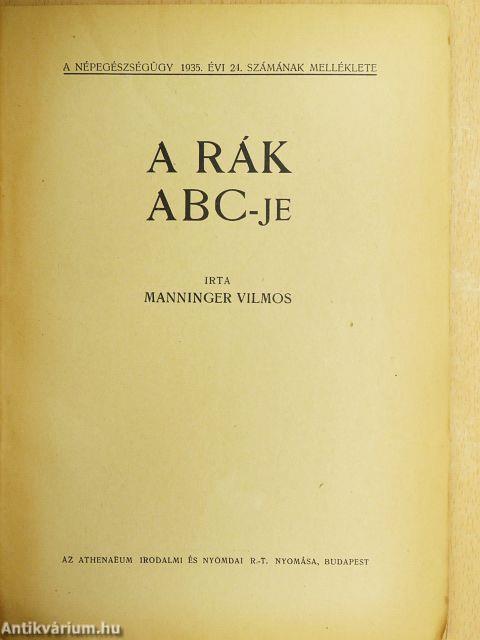 A rák ABC-je