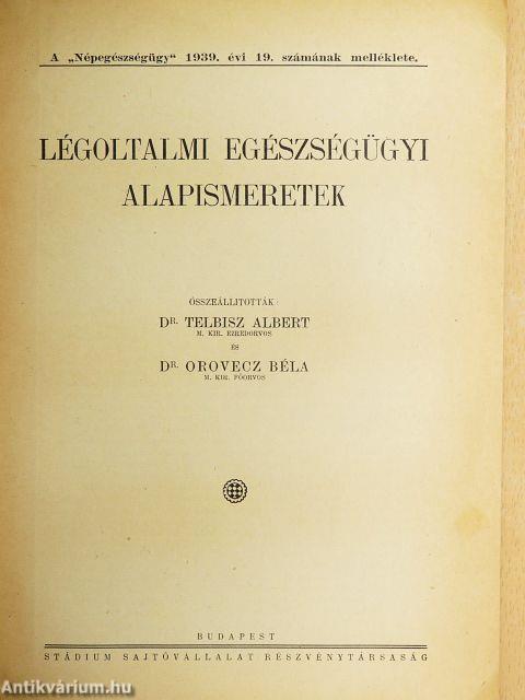 Légoltalmi egészségügyi alapismeretek