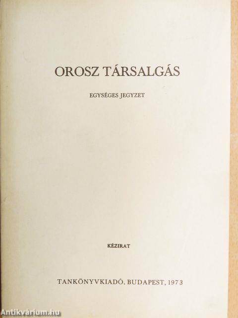 Orosz társalgás