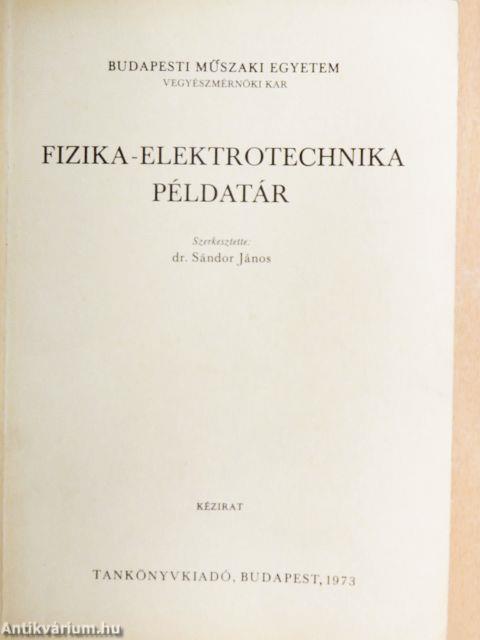 Fizika-elektrotechnika példatár