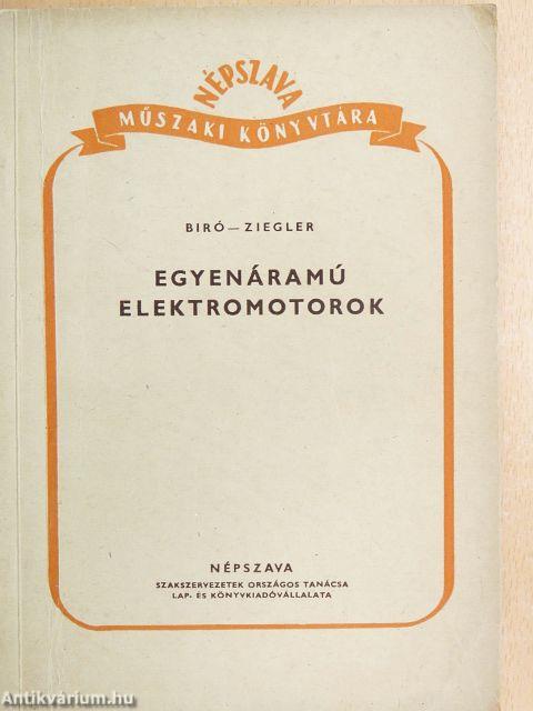 Egyenáramú elektromotorok