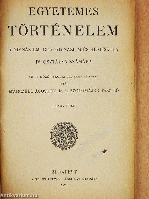 Egyetemes történelem I.