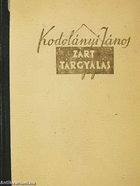 Zárt tárgyalás