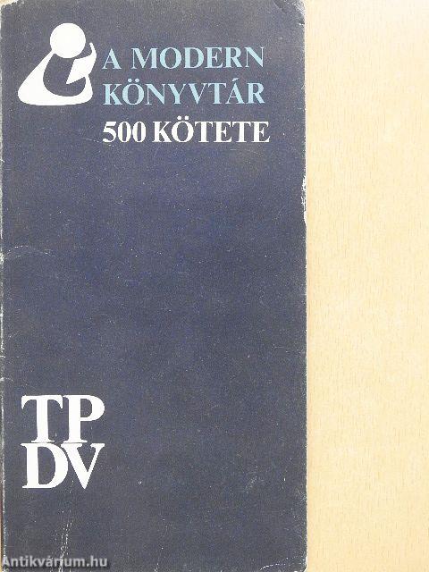 A modern könyvtár 500 kötete