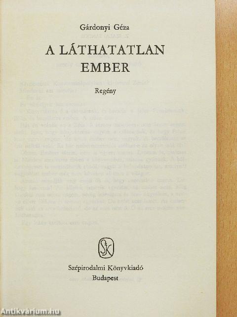 A láthatatlan ember