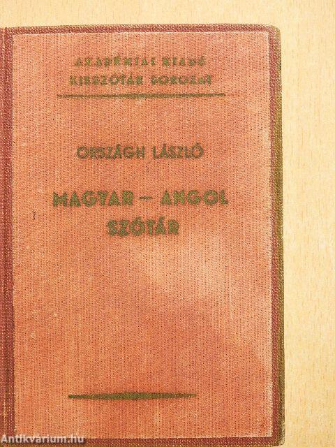 Magyar-angol szótár
