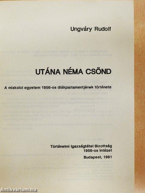 Utána néma csönd