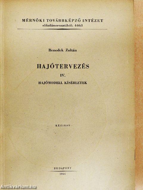Hajótervezés IV.