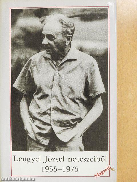 Lengyel József noteszeiből