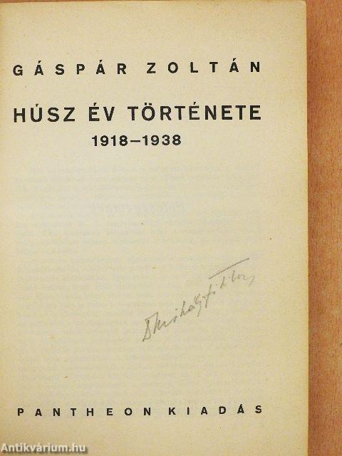 Húsz év története