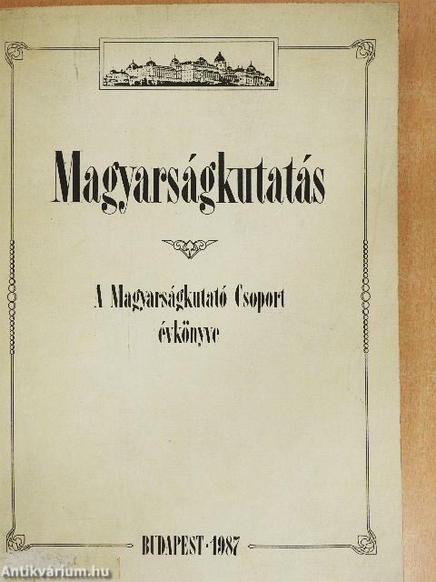 Magyarságkutatás 1987