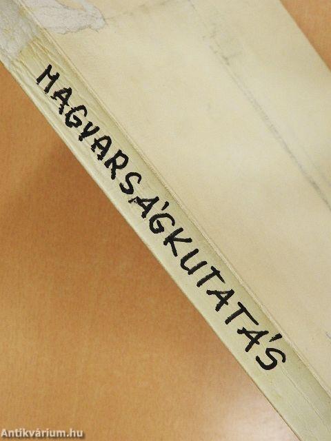 Magyarságkutatás 1987