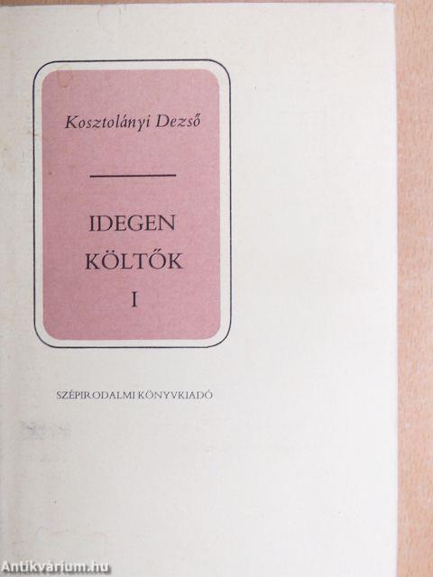 Idegen költők I-II.