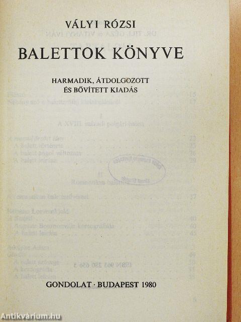 Balettok könyve