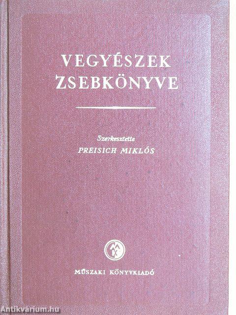 Vegyészek zsebkönyve