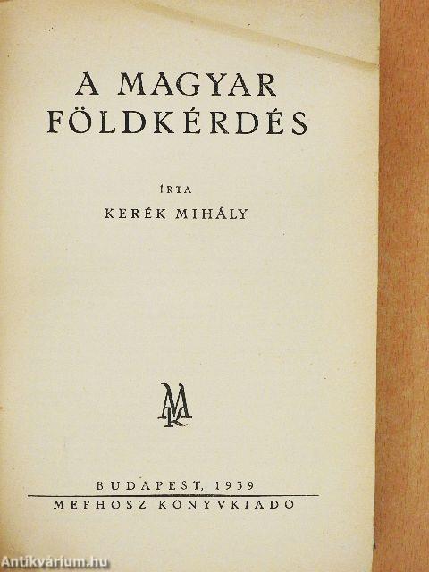A magyar földkérdés