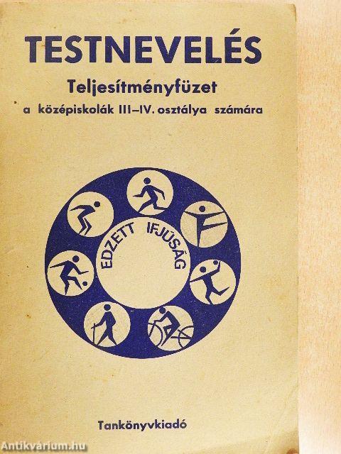 Testnevelés - Teljesítményfüzet