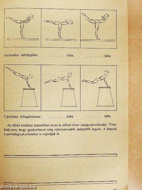 Testnevelés - Teljesítményfüzet