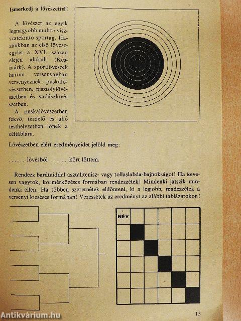 Testnevelés - Teljesítményfüzet
