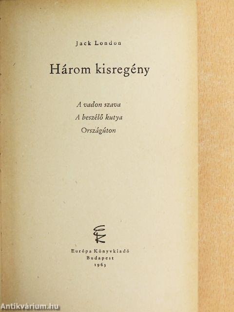 Három kisregény