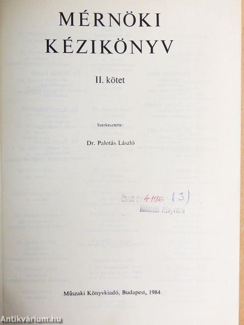 Mérnöki kézikönyv 2.