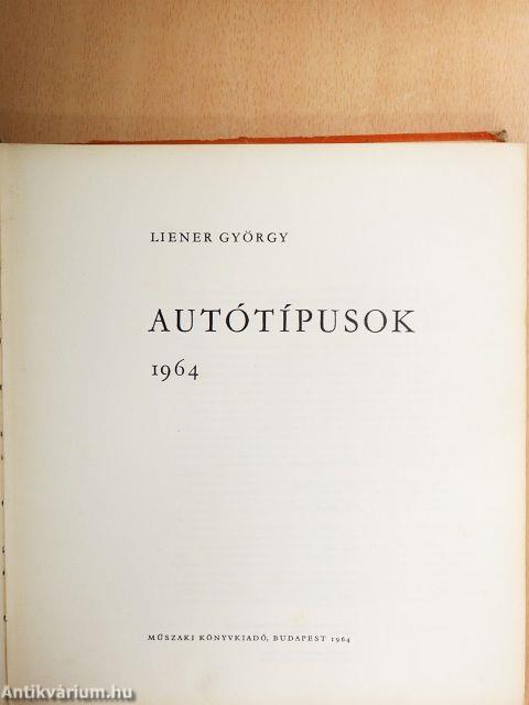 Autótípusok - 1964