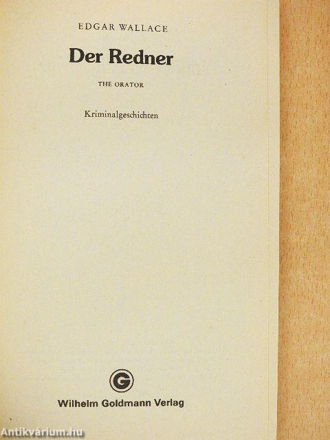 Der Redner