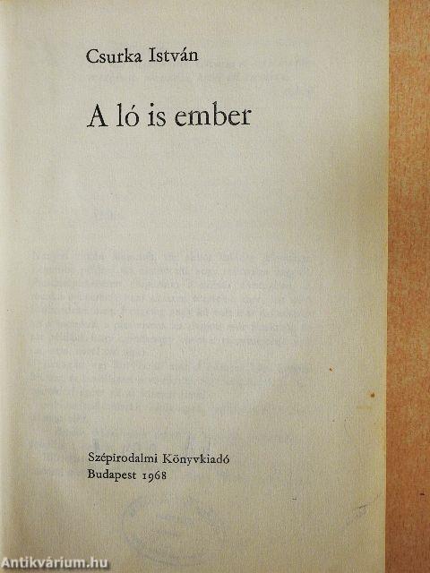 A ló is ember