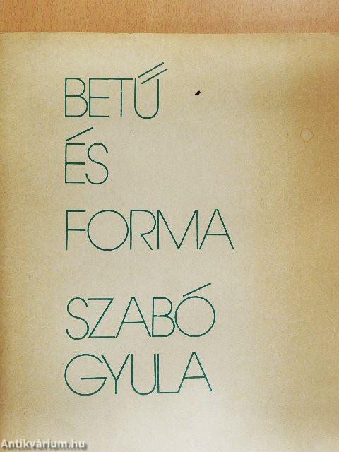 Betű és forma