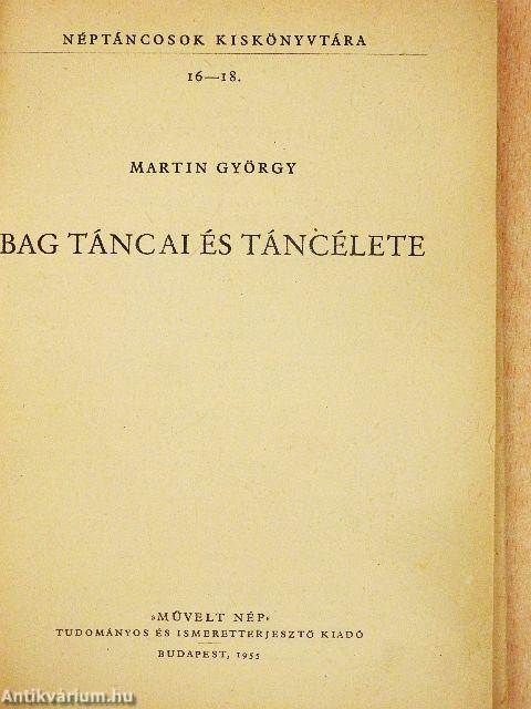 Bag táncai és táncélete