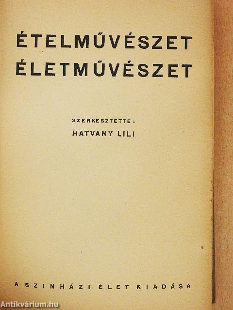 Ételművészet, életművészet