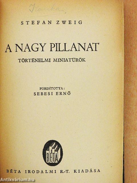 A nagy pillanat