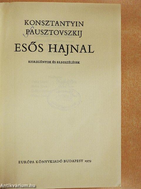 Esős hajnal