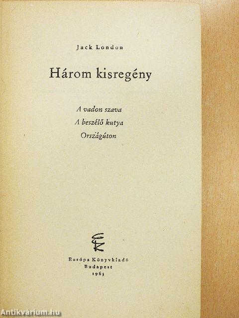 Három kisregény