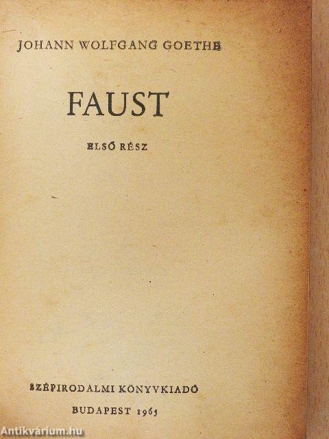 Faust I.