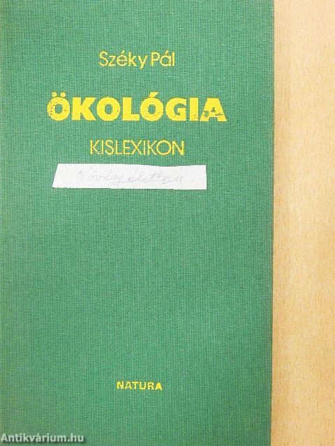 Ökológia kislexikon