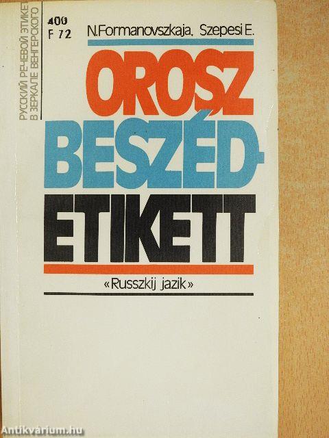 Orosz beszédetikett