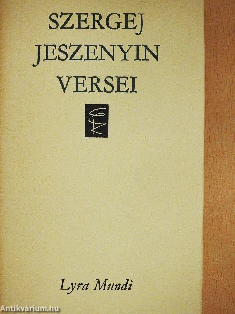 Szergej Jeszenyin versei