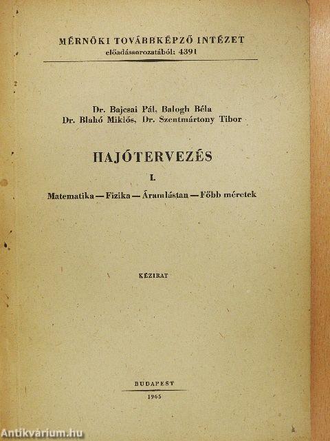 Hajótervezés I.