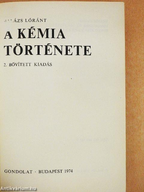 A kémia története