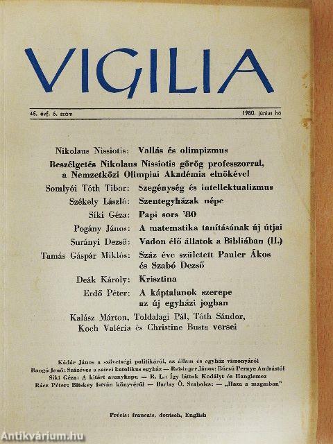 Vigilia 1980. június