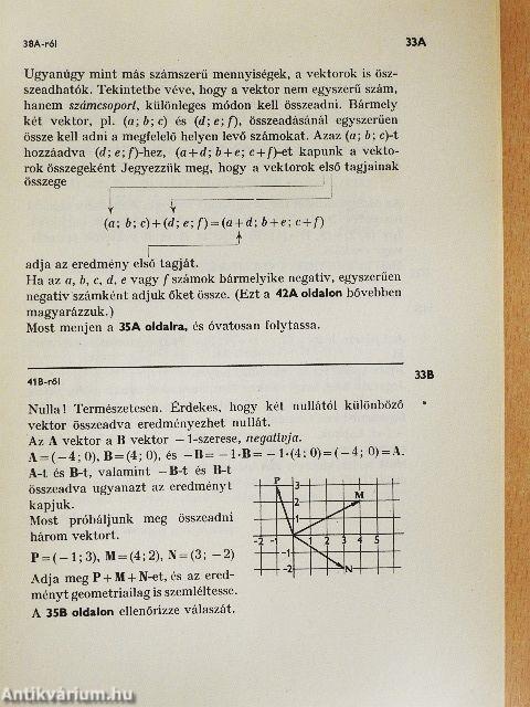 Programozott vektoralgebra